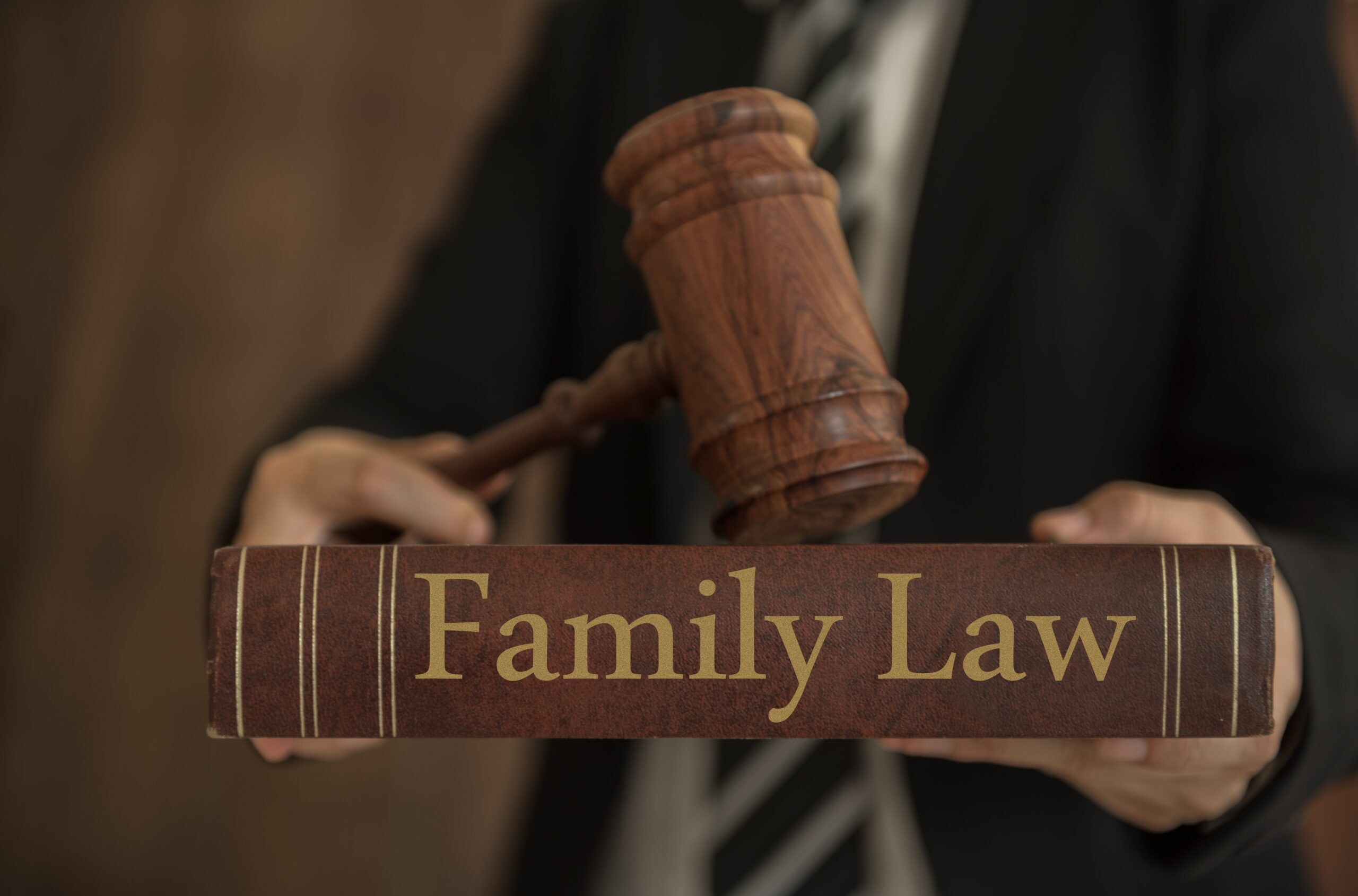 Lawyer holds Family Law book and justice gavel. Hire our experienced Meridian, ID family law lawyer who can help you navigate through difficult family legal matters.