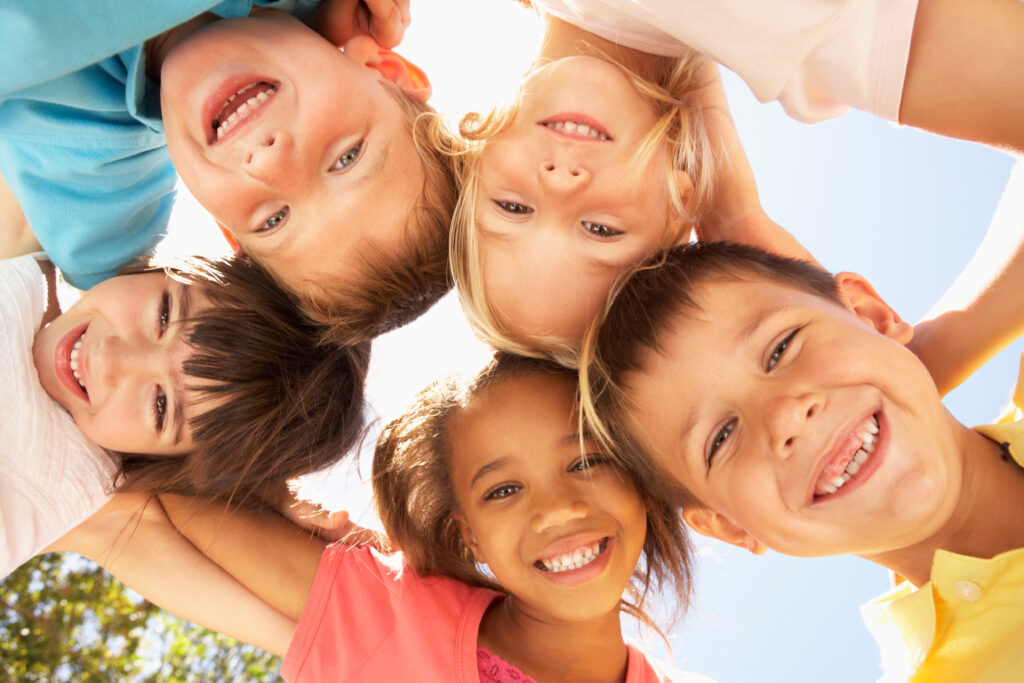 Some of the children we helped gain support.