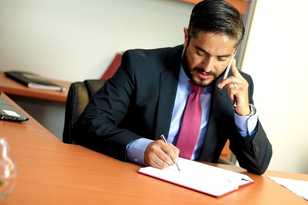 A lawyer going over reasons why choose us to work with you.