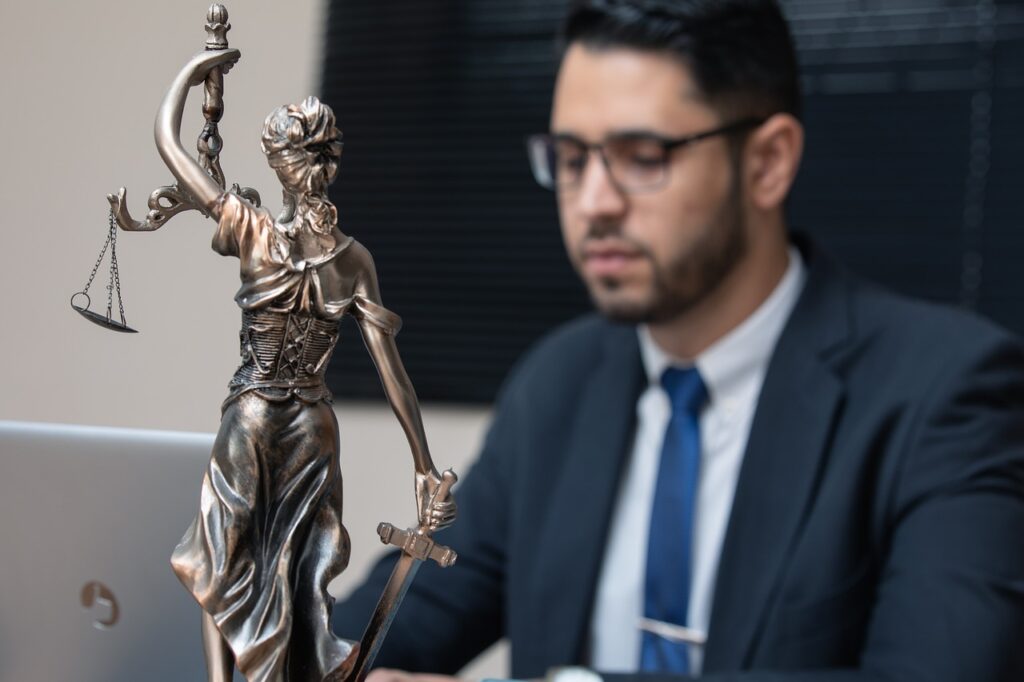 Twin Falls child custody attorney working on a case.